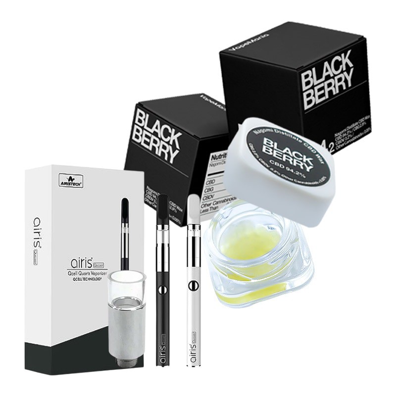 VapeMania公式ページのCBDワックスセット内容を示す商品写真