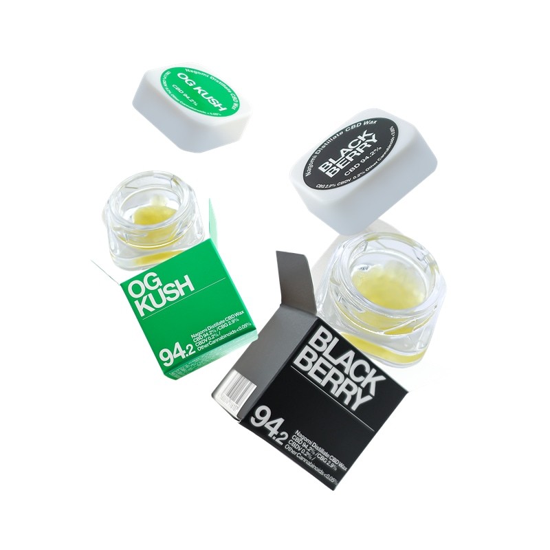 VapeMania公式ページのCBDワックス関連商品写真