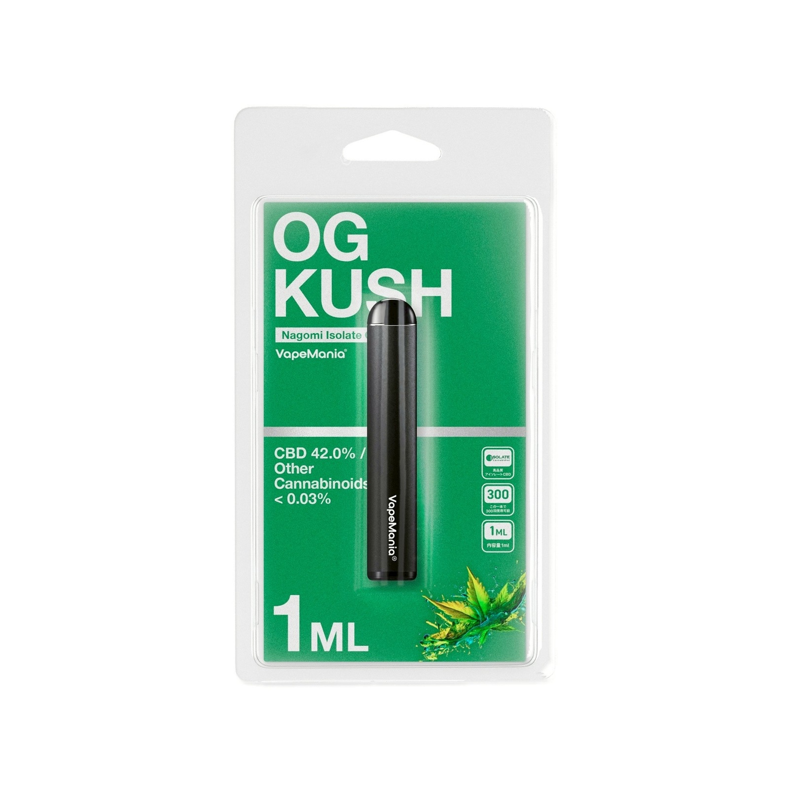 VapeManiaのCBDカートリッジ公式商品写真